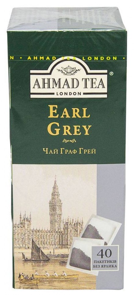 Чай AHMAD Earl Grey 40 пак по 2г