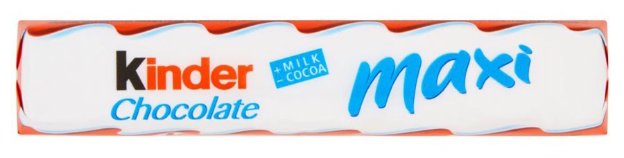 Шоколад молочний з молочною начинкою Kinder Maxi Chocolate 21 г