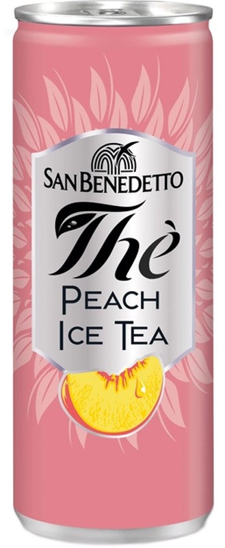 Холодный черный чай San Benedetto Персик 0,33л
