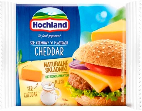Сыр плавленный Чеддер Hochland 41% 130 г