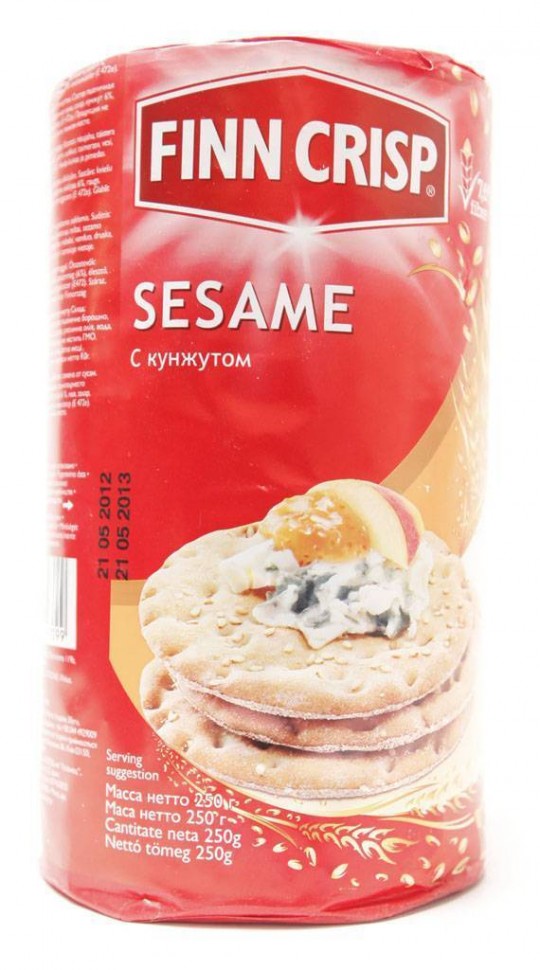 Хлебцы Finn Crisp Sesame круглые с кунжутом 250 г