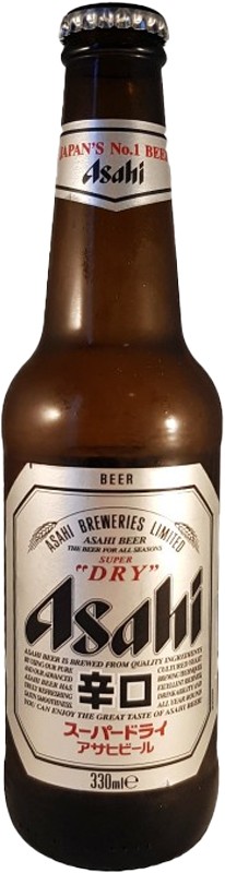 Пиво Asahi Super Dry светлое 5,2% 0,33 л