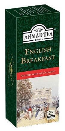 Чай AHMAD Английский к завтраку 25 пак по 2г с ниткой