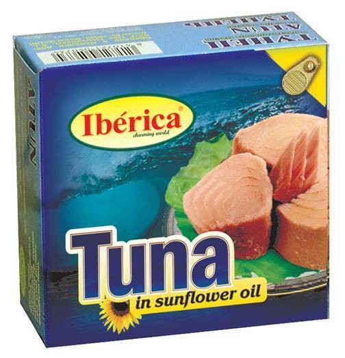 Тунец в подсолнечном масле Iberica Tuna 160г ж/б