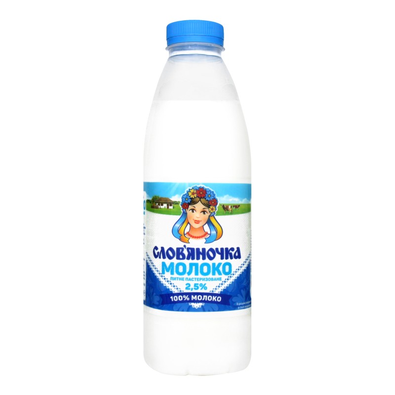 Молоко Словяночка 2,5% 890г