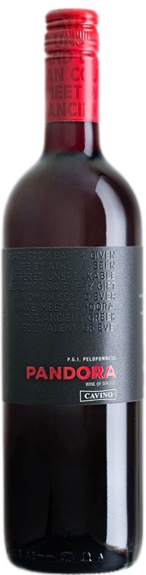 Вино Cavino Pandora червоне сухе 12% 0,75 л