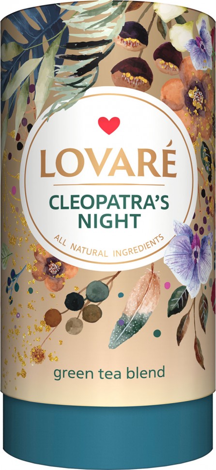 Чай Lovare Ночь Клеопатры зеленый листовой 80г