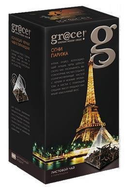 Чай Grace Огни Парижа 20 пак по 2 г у пирамидках