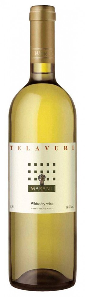Вино Marani Telavuri белое сухое 0,75л