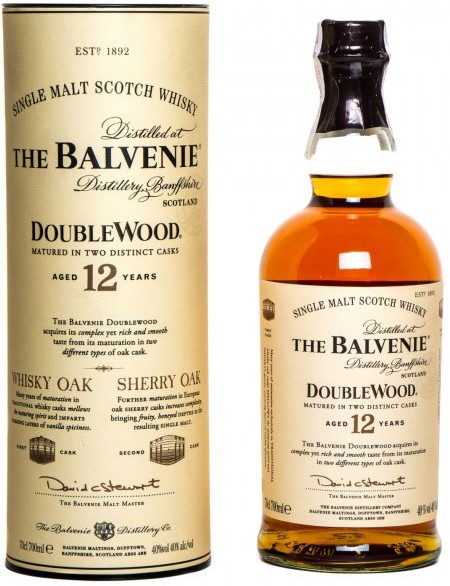 Віскі Balvenie 12 yo Doublewood 0,7л 40%