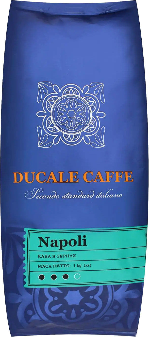 Кава Ducale Caffe Napoli натуральна смажена в зернах 1кг