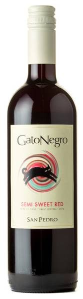 Вино San Pedro Gato Negro червоне напівсолодке 0,75л