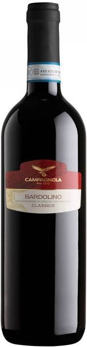 Вино Campagnola Bardolino Classico красн.сухое 0,25л 12,5%
