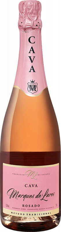 Вино игристое CAVA Rosado Brut розовое сухое 11,5% 0,75 л
