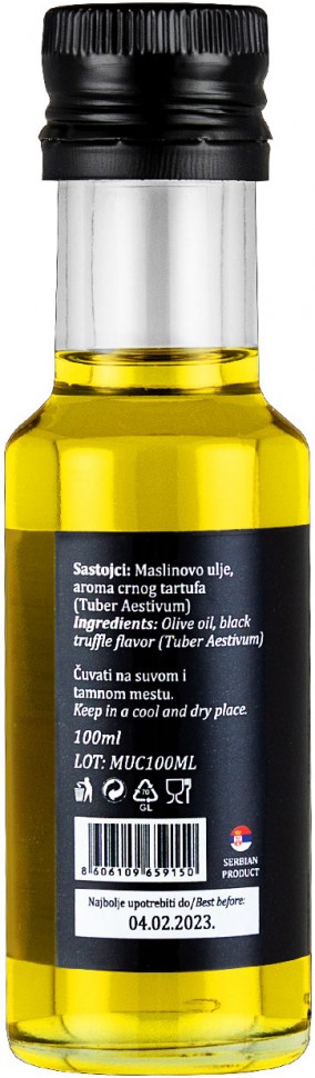 Оливковое масло со вкусом черного трюфеля Tartufi 100г