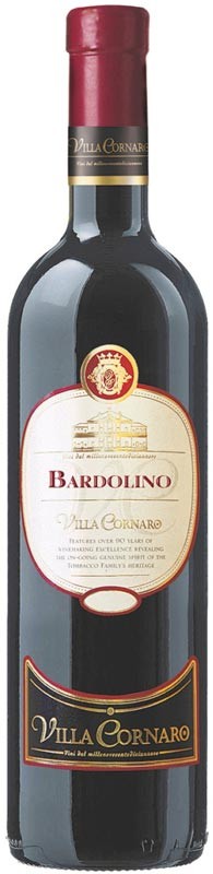 Вино Villa Cornaro Bardolino красное сухое 11,5% 0,75л