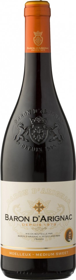 Вино Baron dArignac красное полусладкое 0.75 л 12%