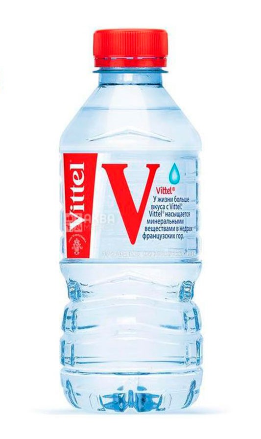 Вода Vittel негазированная 0,33л