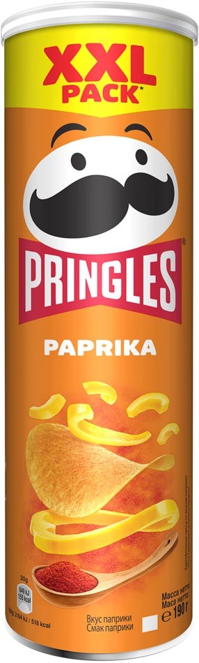 Чипсы Pringles Paprika 190 г