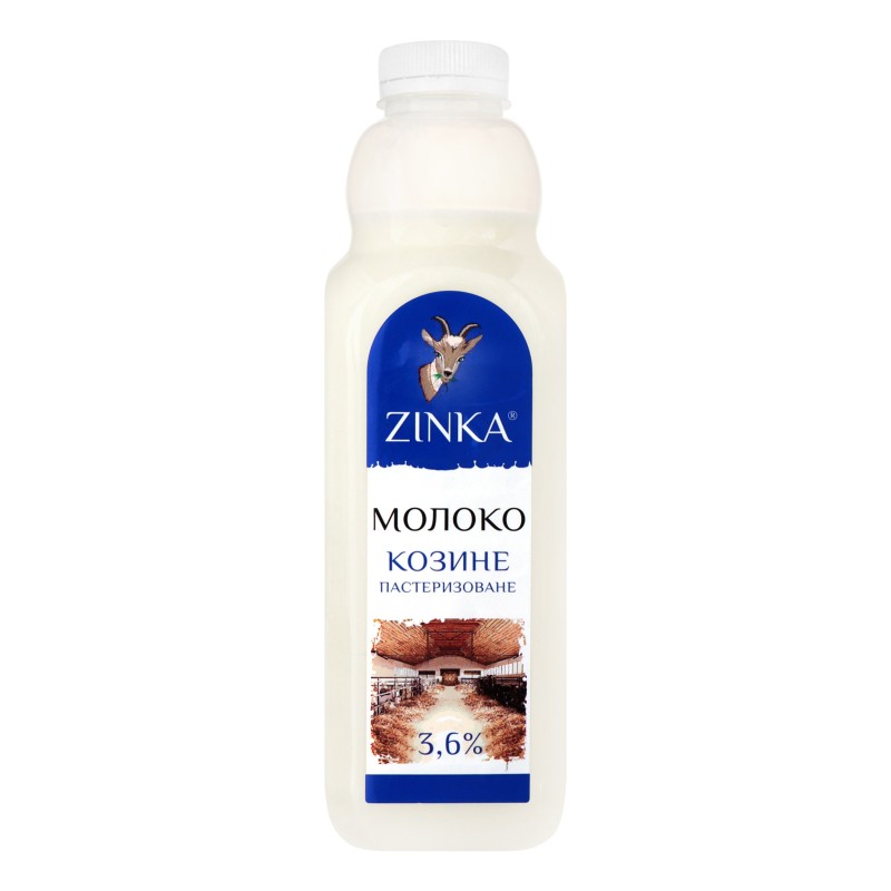 Молоко козье пастеризованное Zinka 3,6% 510г