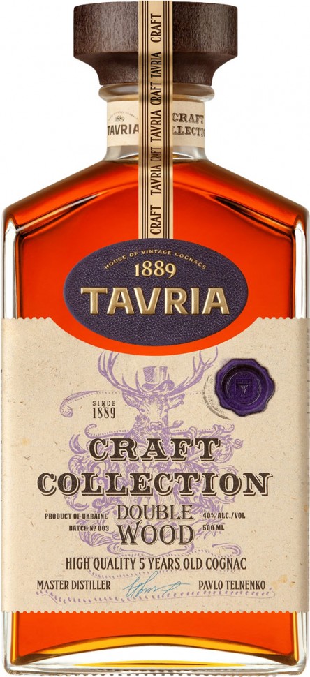 Коньяк Tavria Craft Collection VSOP 40% 0.5л