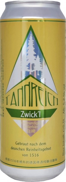 Пиво Tannreich Zwickl heel 0,5л ж / б