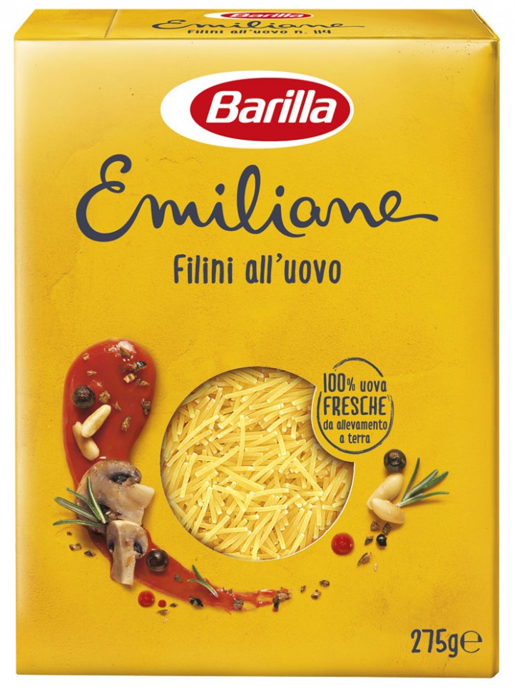 Макарони Barilla Emiliane Filini Філіні з яйцем 275 г