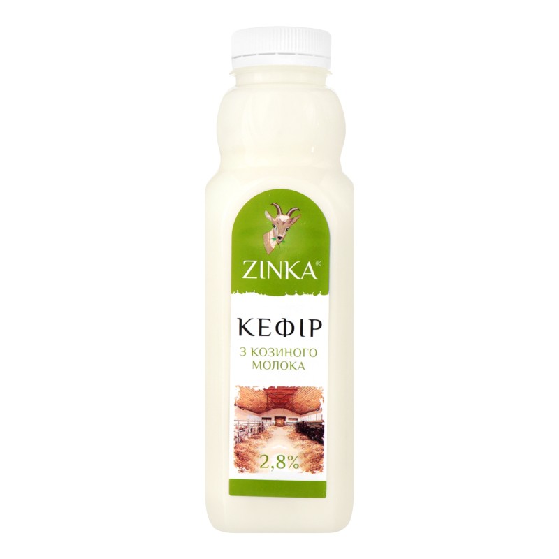 Кефир из козьего молока Zinka 2,8% 510г