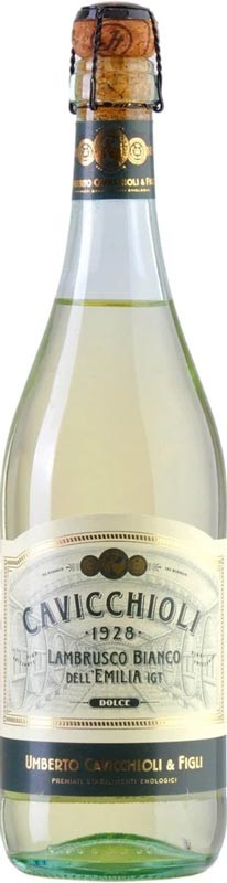 Вино игристое GIV Cavicchioli Lambrusco Emilia Bianco Dolce белое полусладкое 7.5 % 0.75 л
