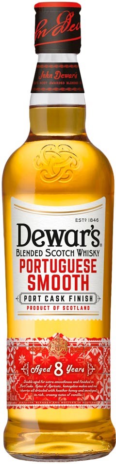 Виски Dewar's Portuguese Smooth 8 лет выдержки 40% 0.7 л