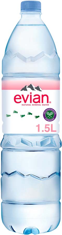 Минеральная вода Evian негазированная 1.5 л