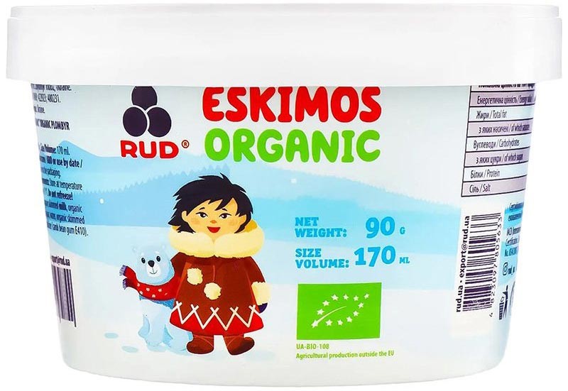 Морозиво Ескімос Organic 90г