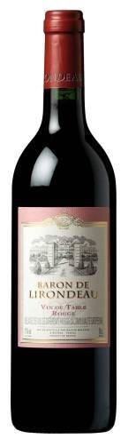 Вино Baron de Lirondeau красное сухое 0,75л