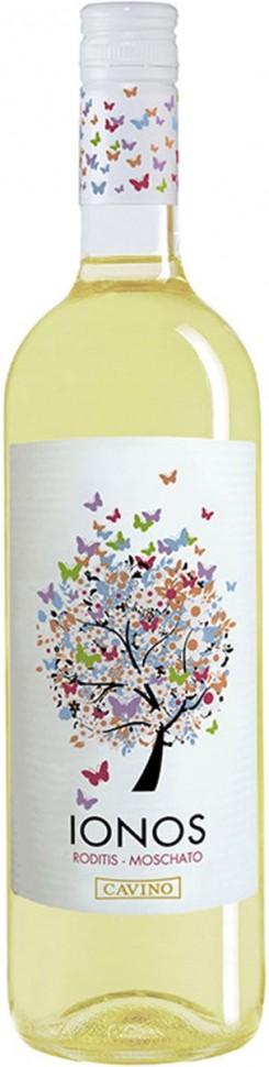 Вино Ionos Cavino белое сухое 11,5% 0,75 л
