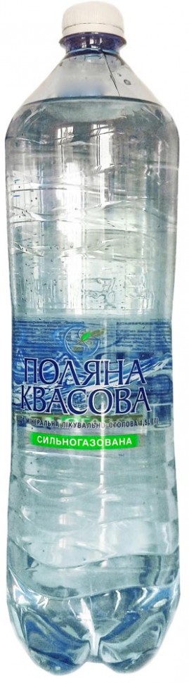 Вода Поляна Квасова сильногазована Eco life 1,5 л
