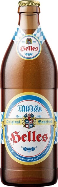 Пиво светлое Will Brau Helles 4.9% 0.5л