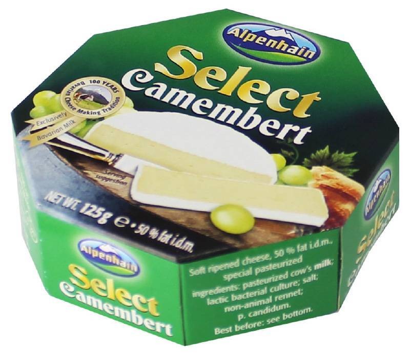 Сыр Alpenhain Select Camembert 50% 125г