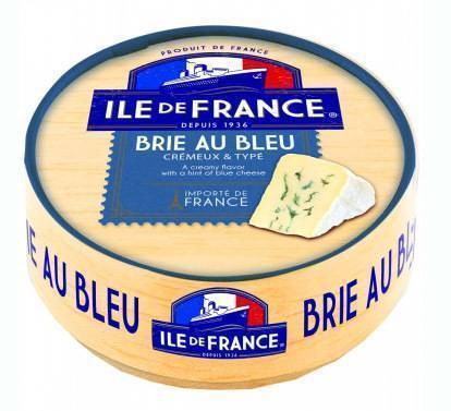 Сыр Ile de France Бри с синей плесенью 50% 125 г