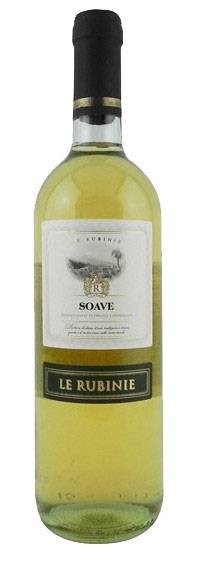 Вино Le Rubinie Soave DOC белое сухое 0,75л 11,5%