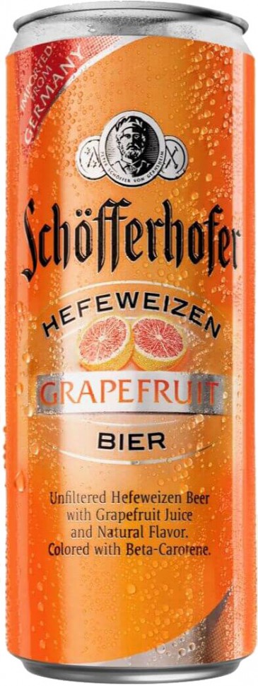 Пиво Schofferhofer грейпфрут 2,5% 0,33л ж/б