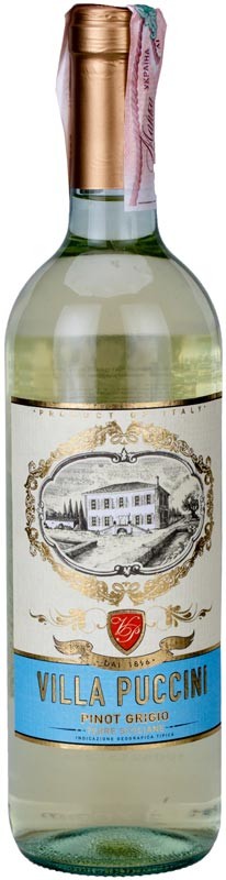 Вино Villa Puccini Terre Siciliane Pinot Grigio IGT сухое белое 12% 0,75л