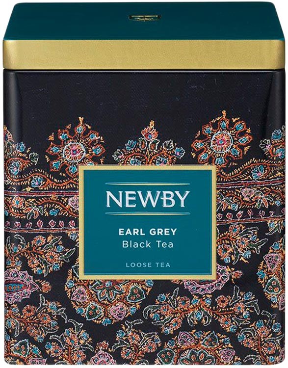 Чай черный крупнолистовой Newby Earl Grey ж/б 125 г