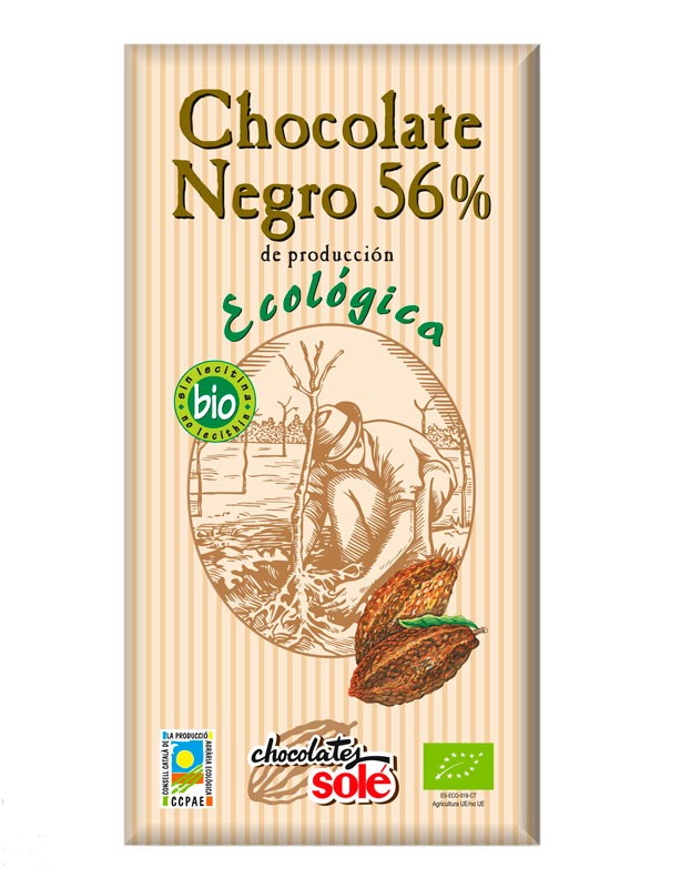 Шоколад Органічний Sole темний 73% 100г