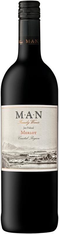 Вино MAN Merlot Jan Fiskaal червоне сухе 14% 0,75л
