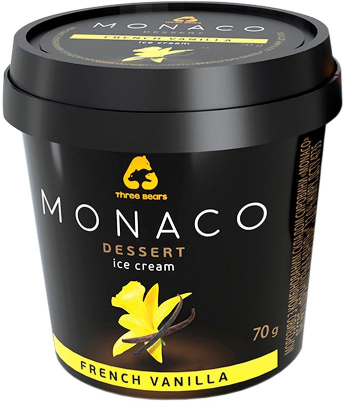 Морожено Monaco Dessert Французская ваниль 70 г