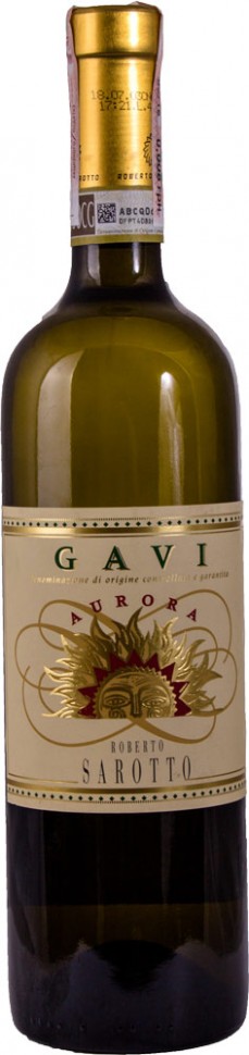 Вино Roberto Sarottо Gavi "Aurora" сухе біле 0,75л 12%