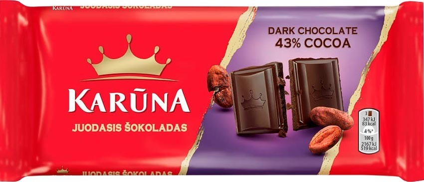 Шоколад черный Karuna 80 г