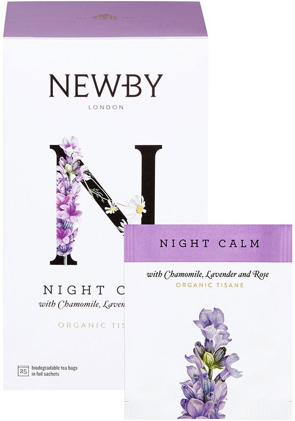 Чай Newby Night Calm Органический травяной 25пак