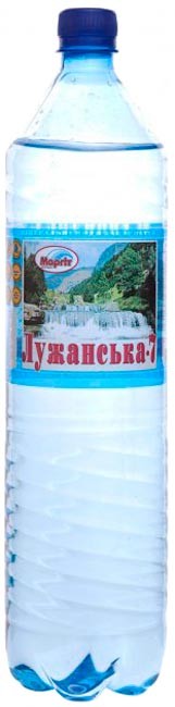 Вода минеральная сильногазированная Лужанська №7 1.5 л