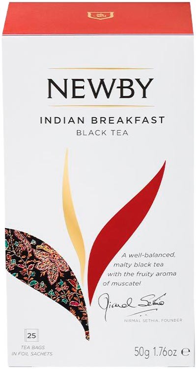 Чай Newby Indian Breakfast 25 пакетиков